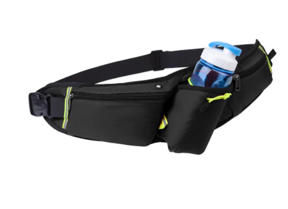 FitWaist Pack | Waterproof Running Belt with Water Bottle